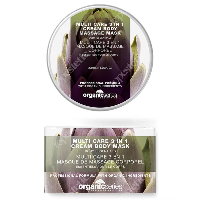 Organic Series Multi Care 3w1 Cream Body Massage Mask Kremowa maska do ciała 200 ml