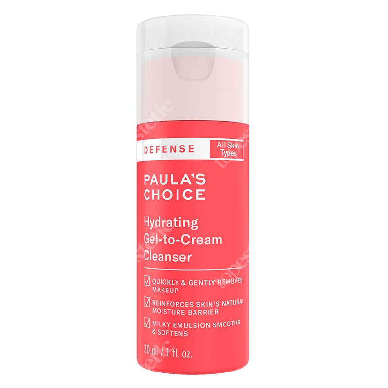 Paulas Choice Defense Hydrating Gel to Cream Cleanser Jedwabisty żel oczyszczający dla skóry zmęczonej 30 ml