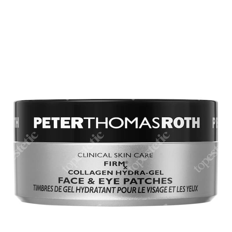 Peter Thomas Roth FIRMx Collagen Hydra-Gel Eye &amp; Face Patches Ujędrniające, przeciwstarzeniowe plastry żelowe na twarz i okolice oczu 90 szt