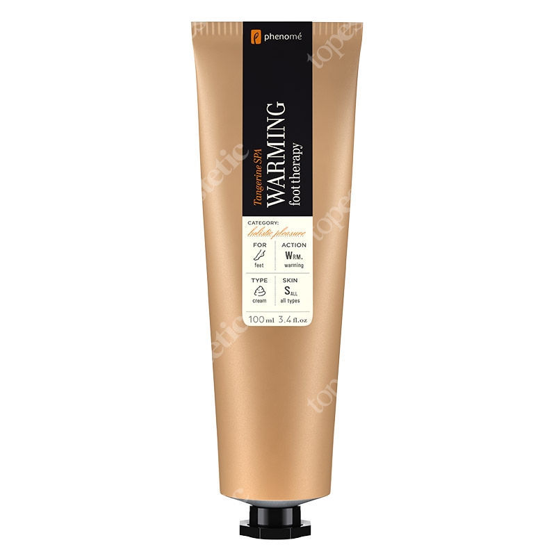 Phenome Warming Foot Therapy Rozgrzewający krem do stóp z olejkiem z imbiru i mandarynki 100 ml
