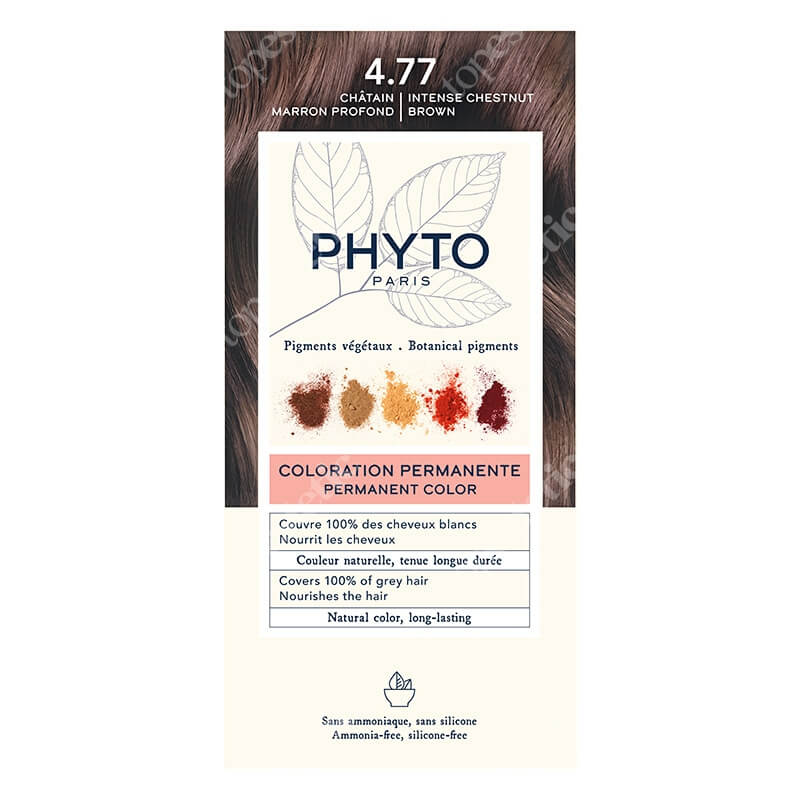 Phyto Hair Dye Farba do włosów - kasztanowy brąz (kolor 4.77 Chatain Marron Profond) 1 szt