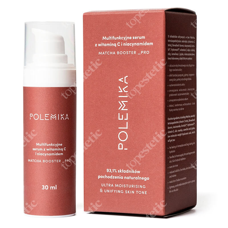 Polemika Matcha Booster Pro Multifunkcyjne serum z witaminą C i niacynamidem 30 ml