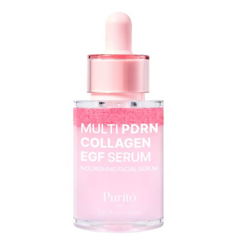 Purito Seoul Multi PDRN Collagen EGF Serum Odżywcze serum do twarzy z PDRN i kolagenem 30 ml