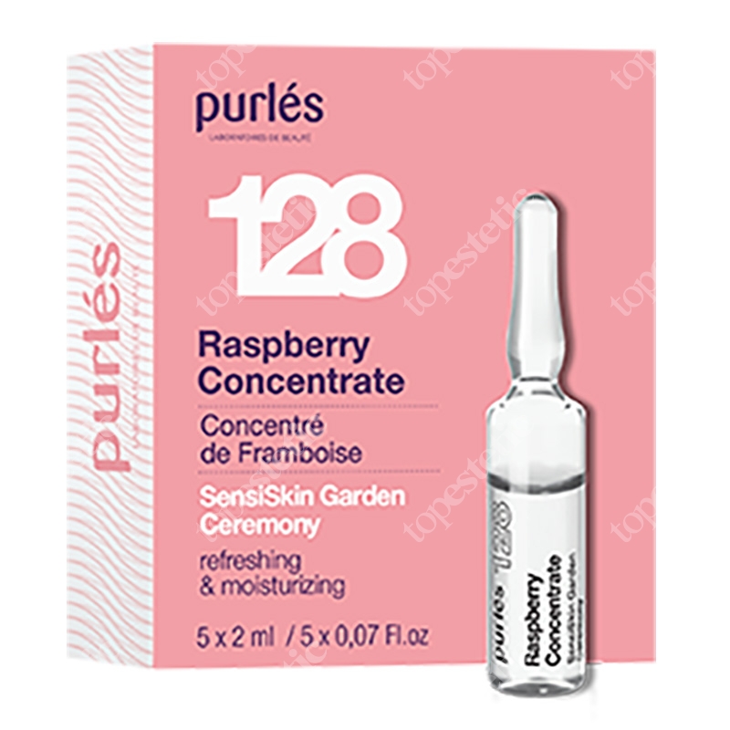 Purles 128 Raspberry Concentrate Kojący koncentrat malinowy 5 x 2 ml