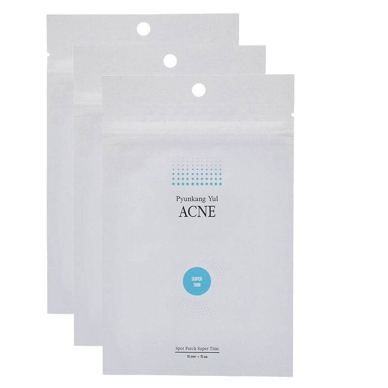 Pyunkang Yul ACNE Spot Patch Super Thin Set ZESTAW Ultracienkie plastry punktowe na zmiany trądzikowe 15 szt x 3
