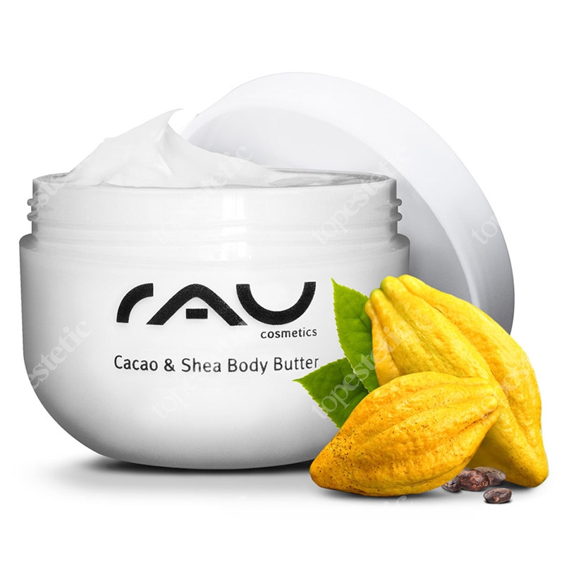 RAU Cosmetics Cacao &amp; Shea Body Butter Cudownie miękka i aksamitna w dotyku skóra 200 ml