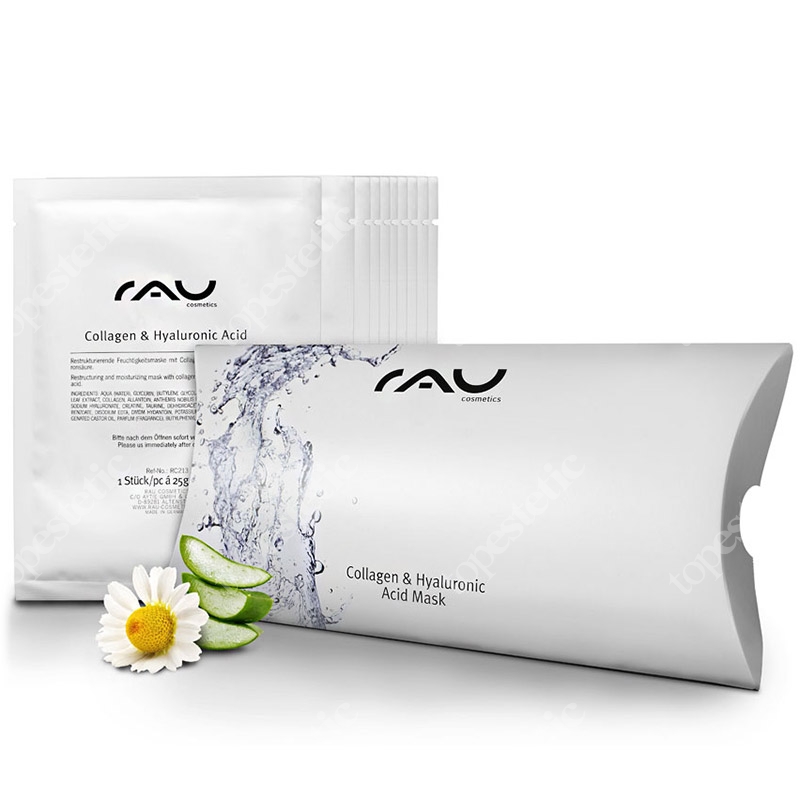 RAU Cosmetics Collagen &amp; Hyaluronic Acid Mask Maska w płatach 10 szt.