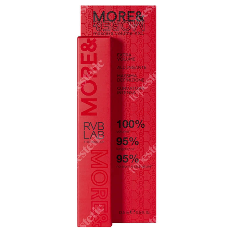 RVB LAB Make Up More &amp; More Tusz pogrubiający, podkręcający i wydłużający rzęsy 13,5 ml