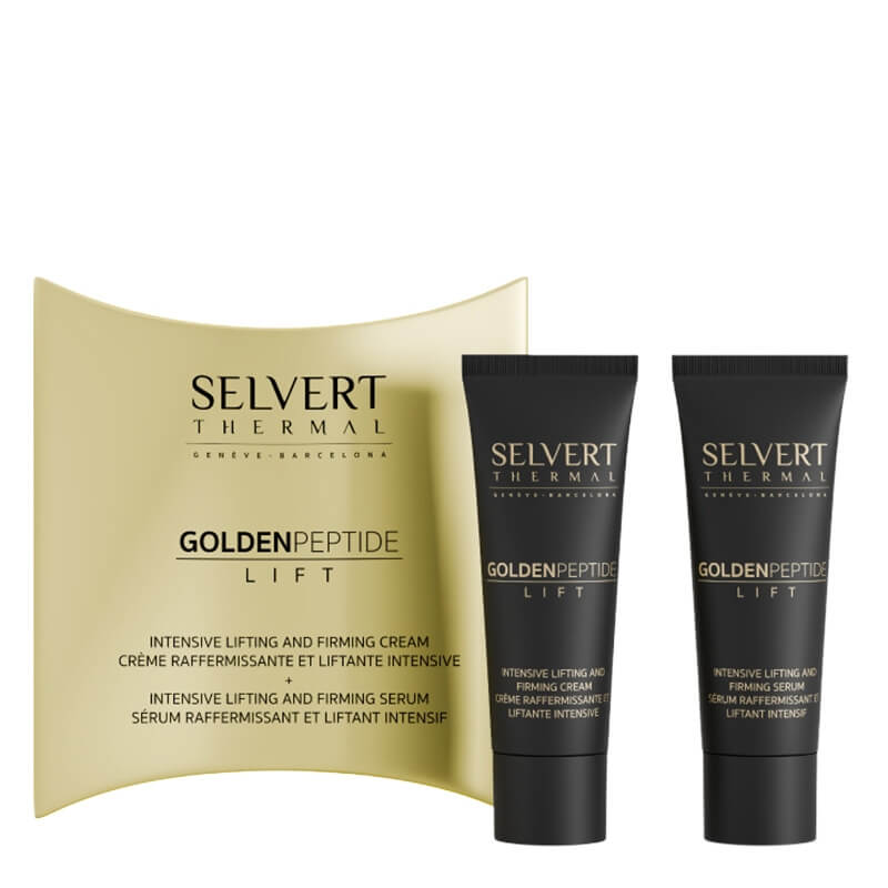 Selvert Thermal Golden Peptide Lift Mini Set ZESTAW Krem liftingujący 5 ml + Serum liftingujące 5 ml