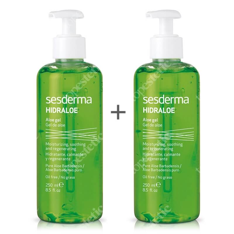 Sesderma Hidraloe x 2 ZESTAW Żel Aloe 250 mlŻel Aloe 250 ml