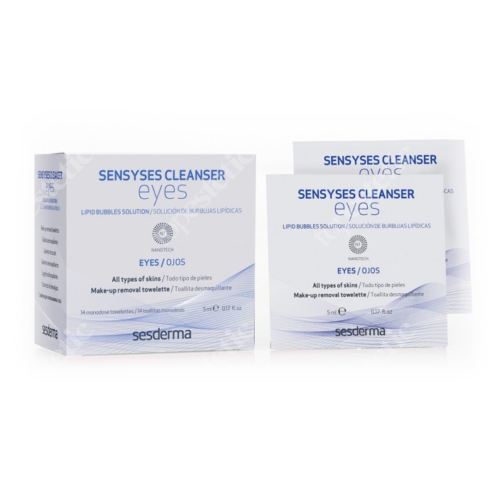 Sesderma Sensyses Cleanser Eyes Chusteczki do demakijażu oczu 14 szt.
