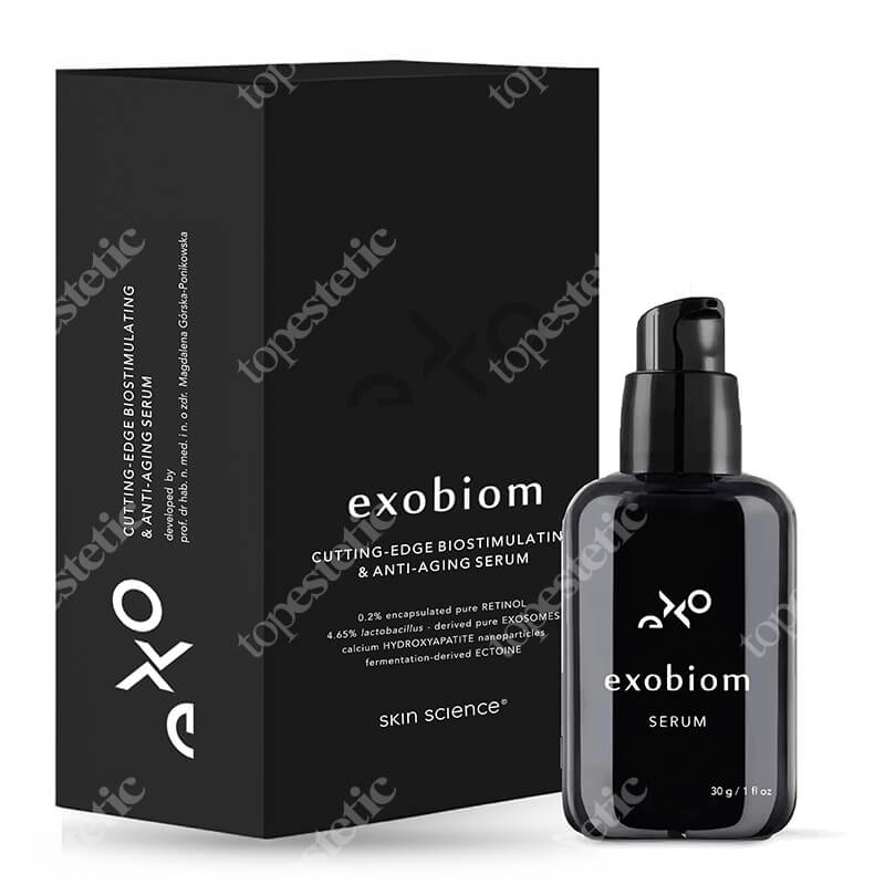 Skin Science Exobiom Serum Biostymulujące przeciwstarzeniowe serum do twarzy i okolic oczu z egzosomami 30 ml