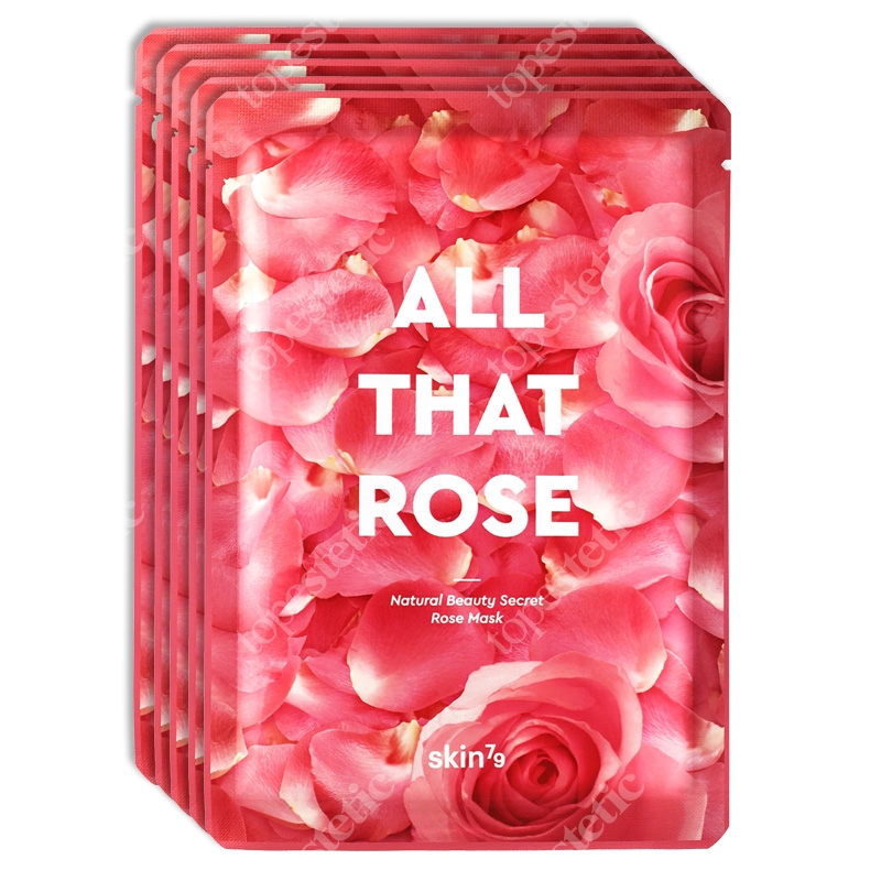 Skin79 All That Rose Mask - Skin Glow&amp;Moisturizing Różana maska w płacie 5x25 g