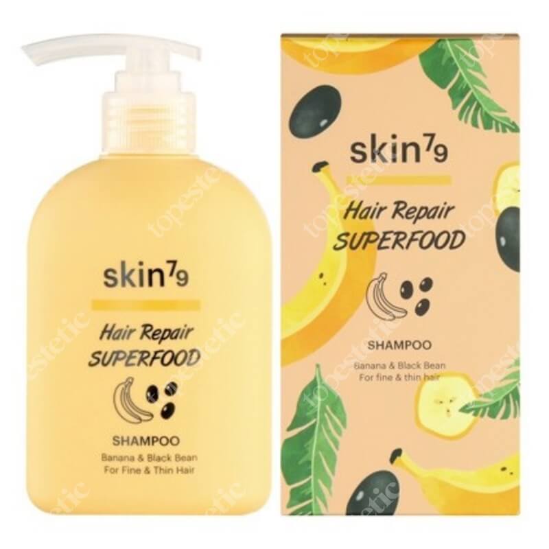 Skin79 Hair Repair Superfood Shampoo Banana &amp; Black Bean Szampon dla cienkich i rzadkich włosów 230 ml