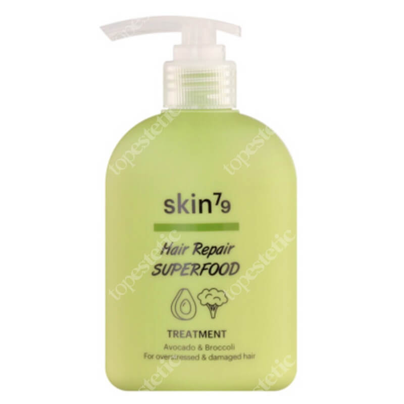 Skin79 Hair Repair Superfood Treatment Avocado &amp; Broccoli Odżywka dla przeciążonych i zniszczonych włosów 230 ml
