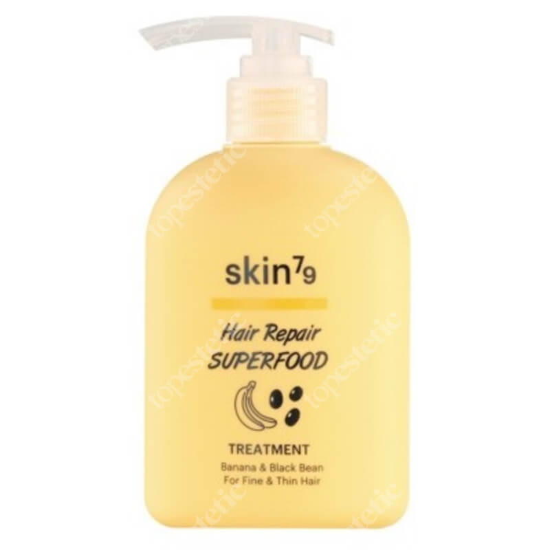 Skin79 Hair Repair Superfood Treatment Banana &amp; Black Bean Odżywka dla cienkich i rzadkich włosów 230 ml