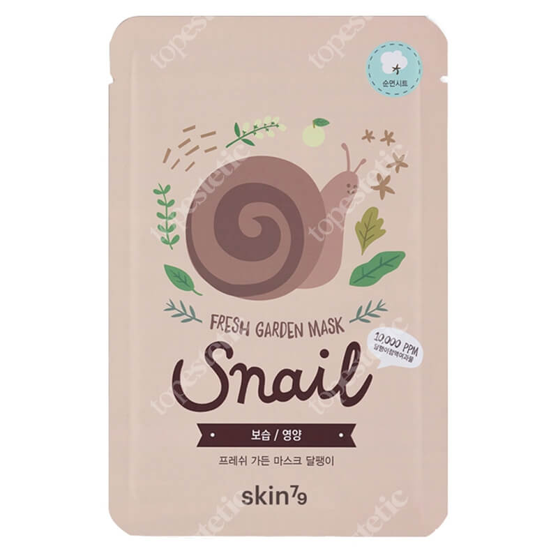 Skin79 Snail Fresh Garden Mask Wygładzająca maska w płacie, śluz ślimaka 1 szt