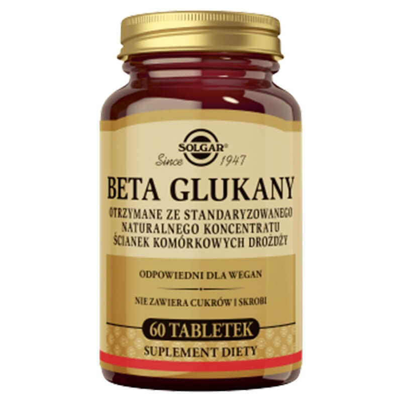 Solgar Beta Glukany 60 tabletek