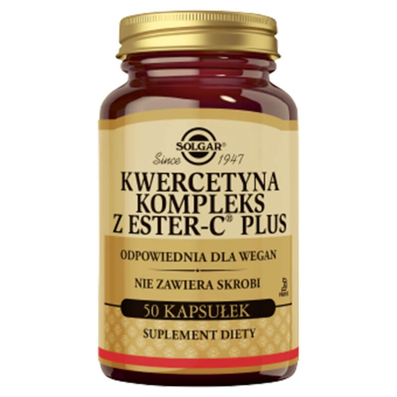 Solgar Kwercetyna Kompleks z Ester-C Plus 50 kapsułek