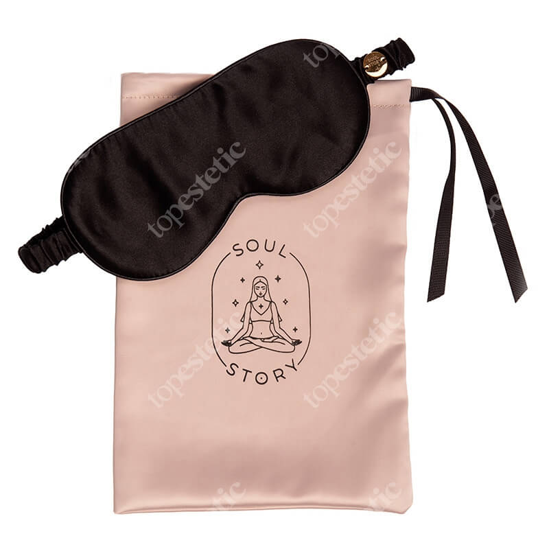 Soul Story Sleeping And Relax Mask Jedwabna maska na oczy (kolor Black) 1 szt