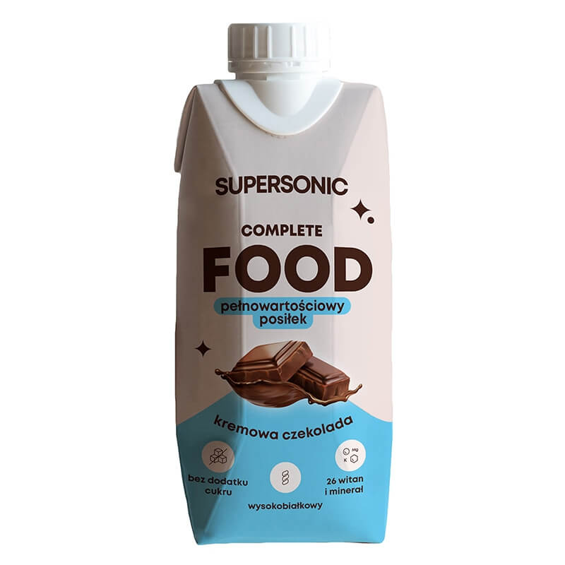 Supersonic Food Ready to Drink Pełnowartościowy posiłek o smaku kremowej czekolady 330 ml