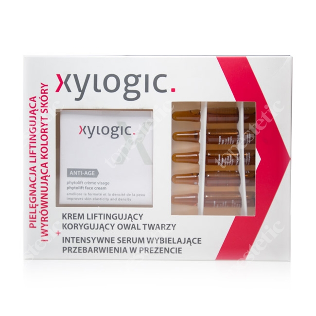 Retix C Phytolift Face Cream + Intensive Whitening Serum ZESTAW Krem liftingujący korygujący owal twarzy + Serum wybielające przebarwienia GRATIS!
