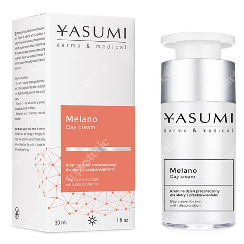 Yasumi Melano Day Cream Rozjaśniająco - ochronny krem na dzień dla skóry z przebarwieniami 30 ml