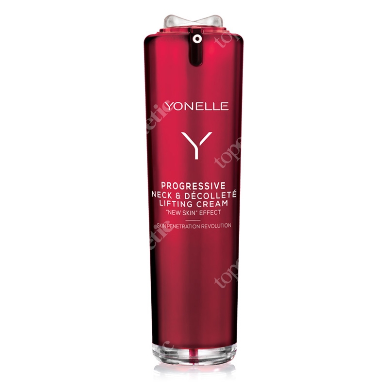 Yonelle Progressive Neck &amp; Decolette Lifting Cream Progresywny krem liftingujący na szyję i dekolt, efekt "nowej skóry" 40 ml
