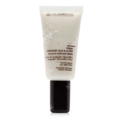 Academie Creme Contours Yeux &amp; Levres Winogronowy krem na okolice oczu 15 ml