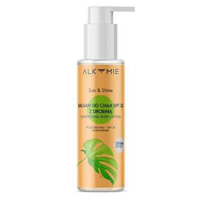 Alkmie Sun &amp; Shine SPF 30 Balsam do ciała SPF 30 z drobiną 100 ml