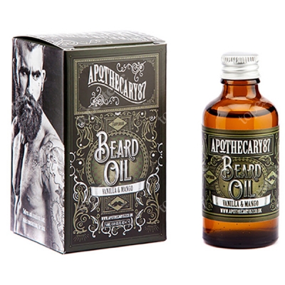 Apothecary 87 Beard Oil Mango &amp; Vanilla Olejek do brody o zapachu mango i wanilii 50 ml