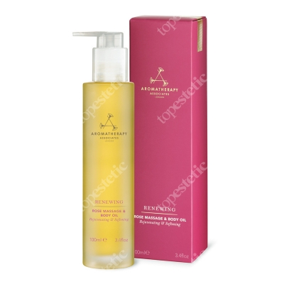 Aromatherapy Associates Renewing Rose Massage &amp; Body Oil Luksusowy odżywczy olejek do ciała z róży 100 ml