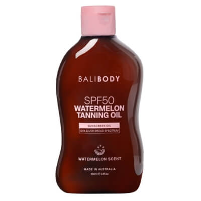 Bali Body Watermelon Tanning Oil SPF 50 Olejek do opalania z pestek arbuza 100 ml