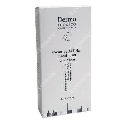 Dermomedica Ceramide AXT Hair Conditioner Travel Ceramidowa odżywka z astaksantyną dla słabych i nadmiernie wypadających włosów 10 x 10 ml