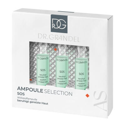 Dr Grandel SOS Ampoule Ampułka SOS dla skóry zestresowanej, podrażnionej, zaczerwienionej 3x3 ml