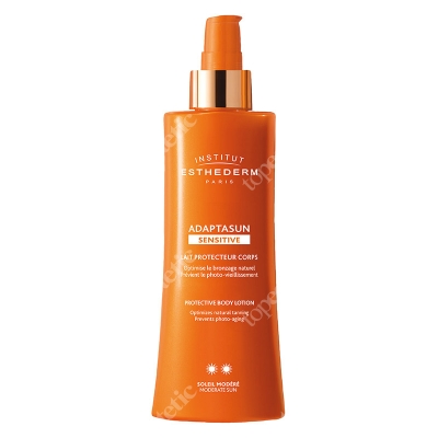 Esthederm Adaptasun Sensitive Body Lotion (Normal Sun) Mleczko ochronne do ciała dla skóry wrażliwej 200 ml
