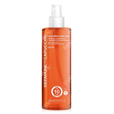 Germaine de Capuccini Tan Activating &amp;amp; Subliming Sun Oil Suchy olejek przyspieszający opalanie SPF 10 200 ml