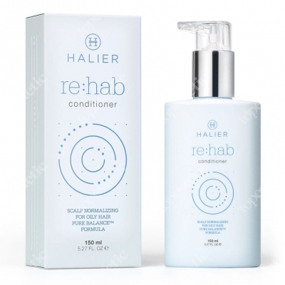 Halier Re:hab Conditioner Odżywka przywracającą zdrowy stan skóry głowy i włosów skłonnych do przetłuszczania się 150 ml