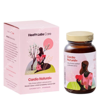Health Labs Care Cardio Natural+ Z arjuną i koenzymem Q10 60 kaps