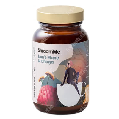 Health Labs Care ShroomMe Lions Mane and Chaga Skoncentrowane adaptogeny Lion’s Mane i Chaga 90 miarek