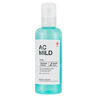 Holika Holika AC &amp; MILD Clear Toner Oczyszczający tonik przeznaczony do skóry tłustej, problematycznej i trądzikowej 200 ml