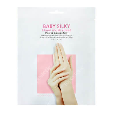 Holika Holika Baby Silky Hand Mask Regenerująca i nawilżająca maseczka do rąk w formie rękawiczek 15 ml