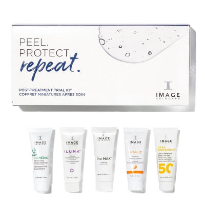 Image Skincare Post-Treatment Trial Kit ZESTAW podróżny po profesjonalnym zabiegu złuszczającym 5x7,4 ml