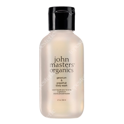 John Masters Organics Geranium &amp; Grapefruit Body Wash Geranium i grejpfrut żel do mycia ciała 60 ml
