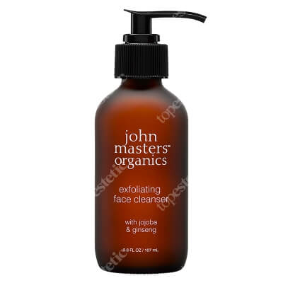 John Masters Organics Exfoliating Face Cleanser - Jojoba &amp; Ginseng Piling do twarzy z jojobą i żeń-szeniem 107 ml