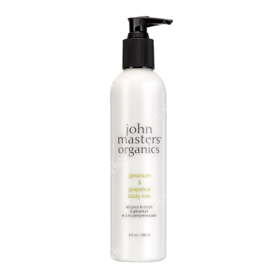 John Masters Organics Geranium &amp; Grapefruit Body Milk Geranium i grejpfrut - mleczko do ciała 236 ml
