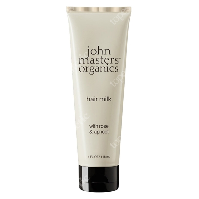 John Masters Organics Hair Milk With Rose &amp; Apricot Mleczko do włosów z różą i morelą 118 ml