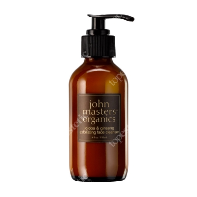 John Masters Organics Jojoba &amp; Ginseng Exfoliating Face Cleanser Peeling do twarzy z jojobą i żeń-szeniem 118 ml