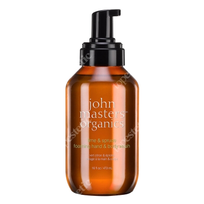 John Masters Organics Lime &amp; Spruce Foaming Hand &amp; Body Wash Limonka &amp; Świerk- delikatny żel do mycia rąk 473 ml