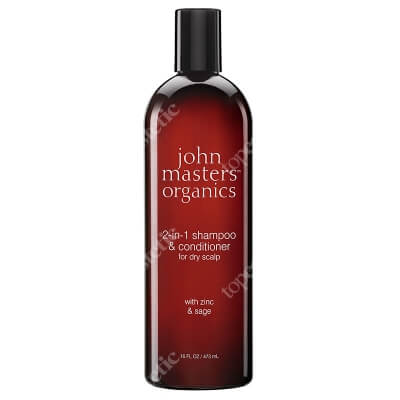 John Masters Organics Zinc &amp; Sage Shampoo With Conditioner Cynk i szałwia - szampon z odżywką do suchej skóry głowy 473 ml